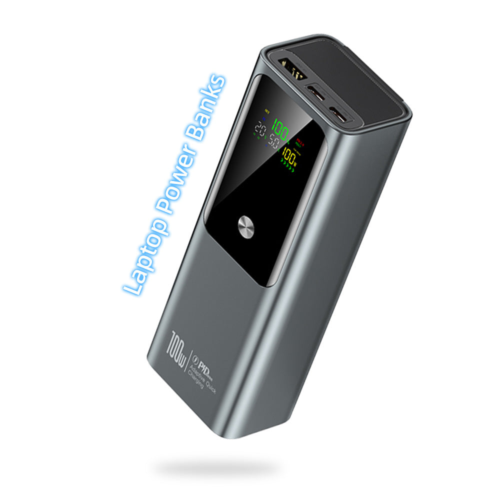 LUXEIN 20000mAh 100W Power Bank – Ultra Fast Laptop Charging, Triple Output, Smart Digital Display  Unstoppable Power. Anywhere. Anytime.