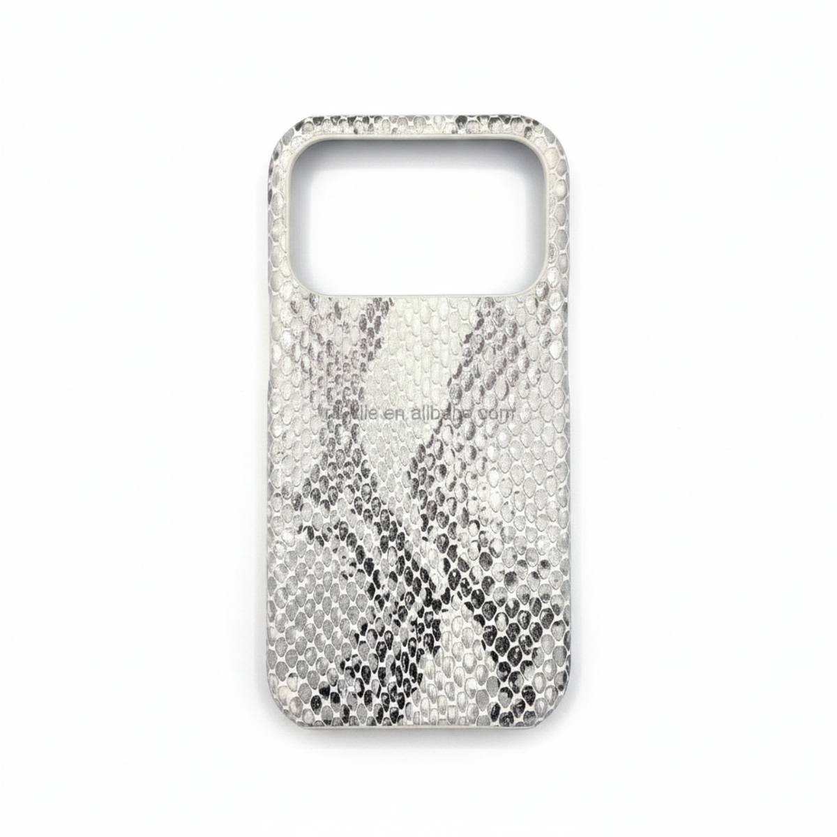 LUXEIN Shiny Snakeskin Pattern Phone Case for iPhone 17 Pro Max  – Luxury Anti-Scratch Lightweight PC+PU Protective Cover – High-End Texture Grip Case for Women & Men