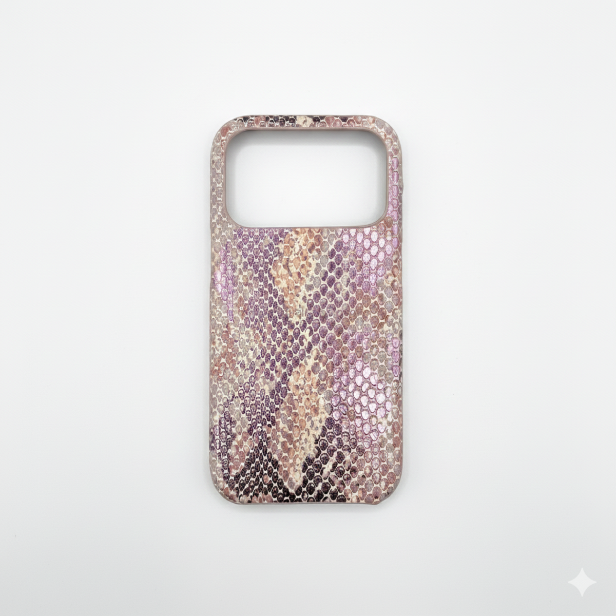 LUXEIN Shiny Snakeskin Pattern Phone Case for iPhone 17 Pro Max  – Luxury Anti-Scratch Lightweight PC+PU Protective Cover – High-End Texture Grip Case for Women & Men