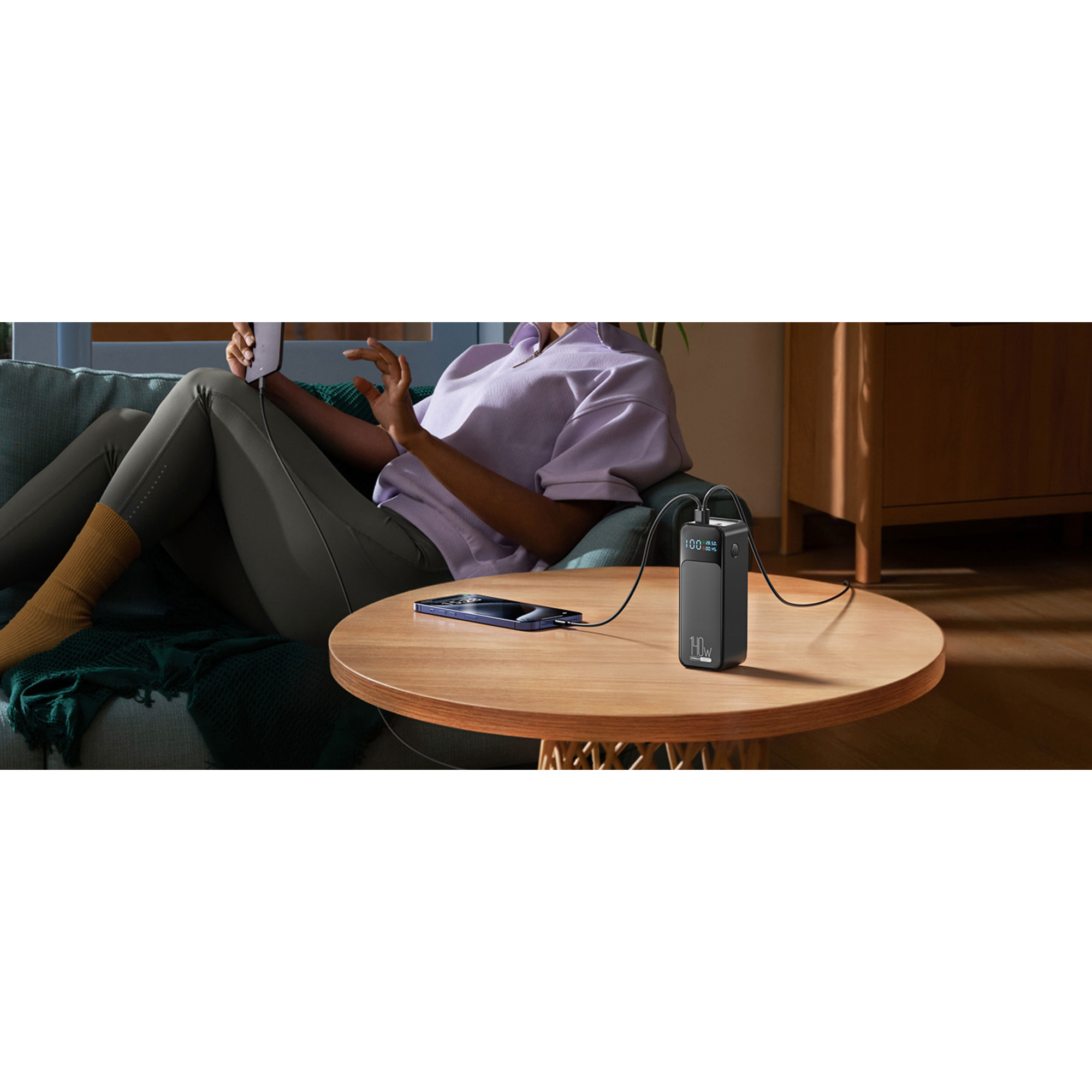 LUXEIN 27000mAh 140W Power Bank – Ultra Fast Charging Power Bank for Laptops & Mobiles  PD Fast Charge | High Capacity | LED Digital Display | Compact & Travel Friendly