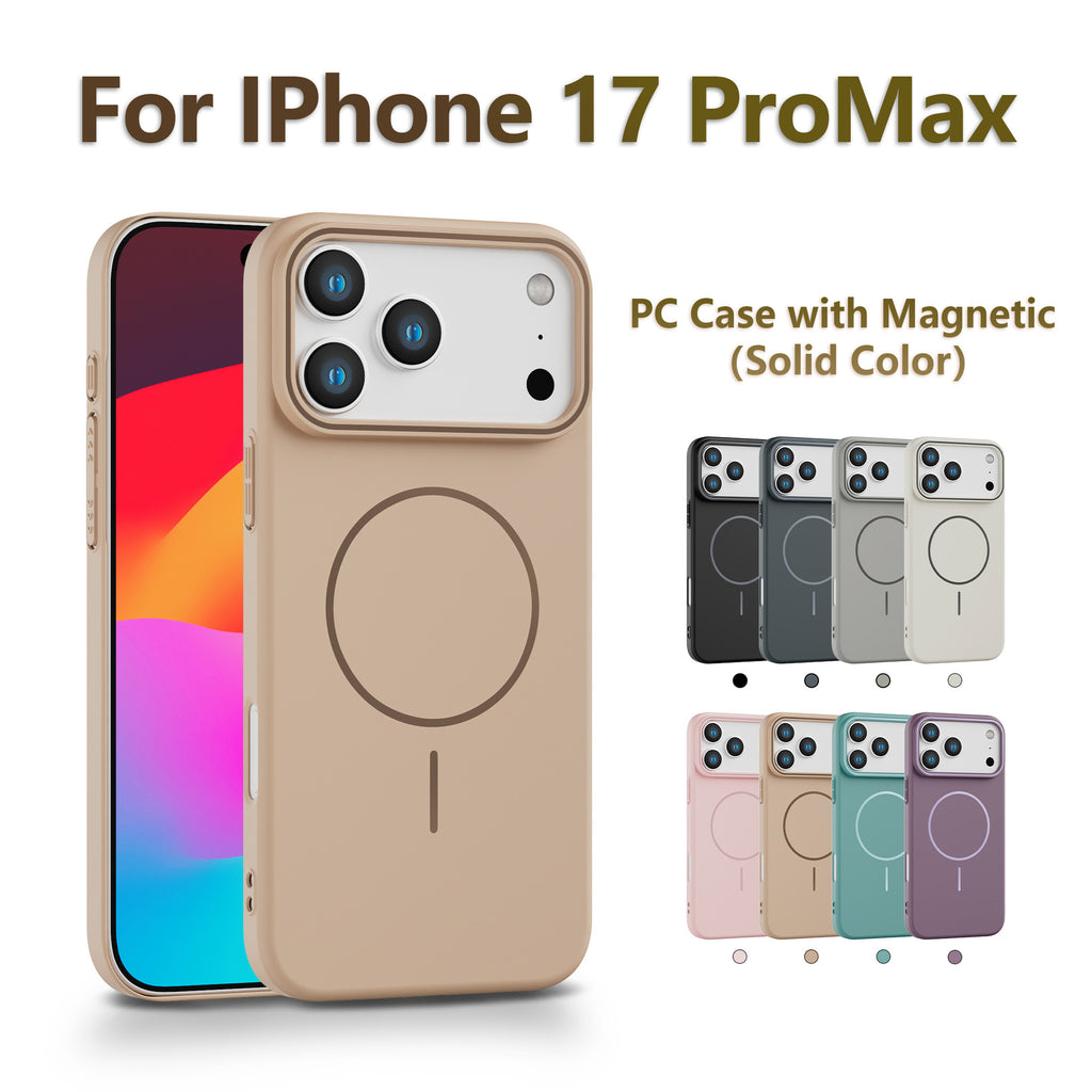 LUXEIN Magnetic Phone Case for iPhone 17 Pro Max – Matte Translucent Ultra-Slim • Military Grade Protection • MagSafe Compatible • Premium Matte Finish