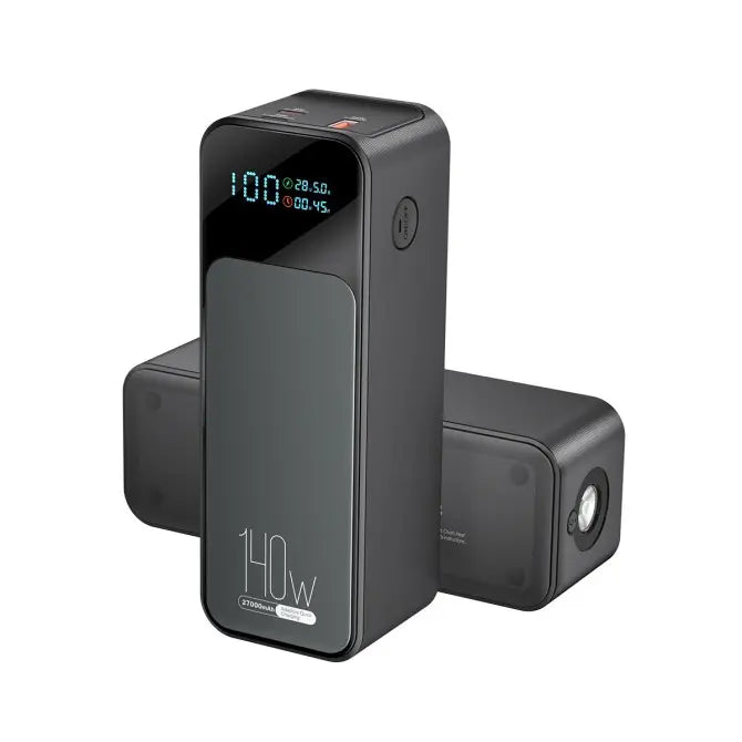 LUXEIN 27000mAh 140W Power Bank – Ultra Fast Charging Power Bank for Laptops & Mobiles  PD Fast Charge | High Capacity | LED Digital Display | Compact & Travel Friendly
