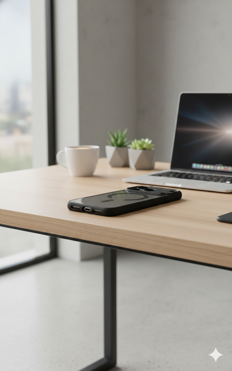 iPhone 17 Pro Max Magnetic Case – Clear TPU + Acrylic Protective Cover, MagSafe Compatible