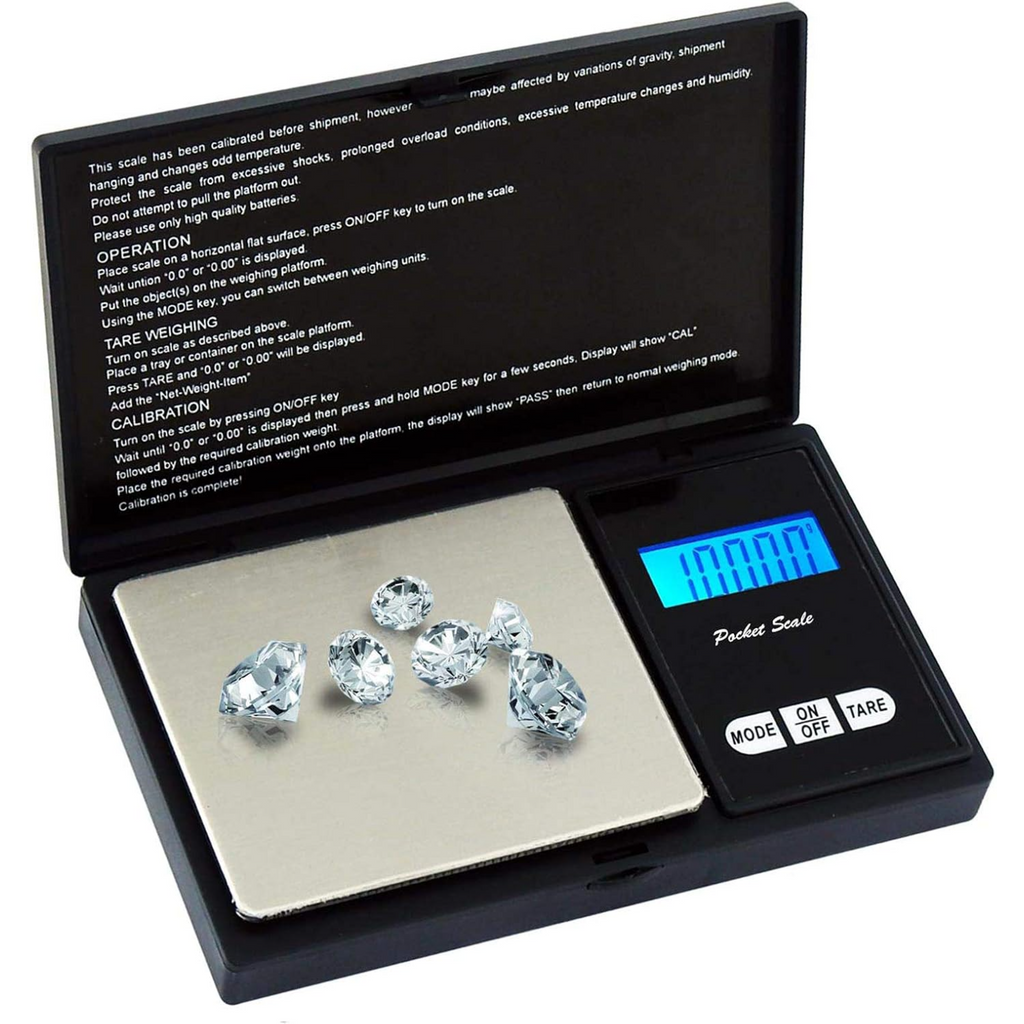 Digital Scale Professional Mini digital Precision Pocket Scale – 500g x 0.1g High Accuracy Mini Gram Scale  Backlit LCD Display | Tare Function | Calibration Mode | Ultra-Portable Design
