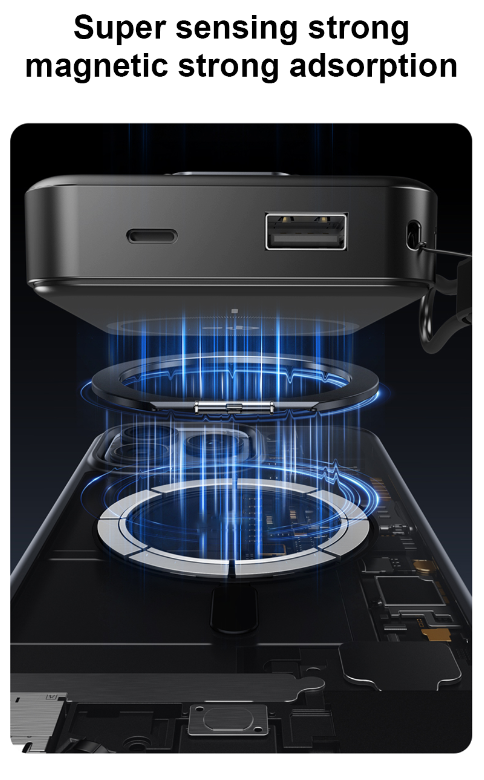 LUXEIN 20000mAh Power Bank – 22.5W Fast Charging + 15W Wireless, LED Display, Built-in Stand & Cables Power More. Carry Less. Charge Faster.