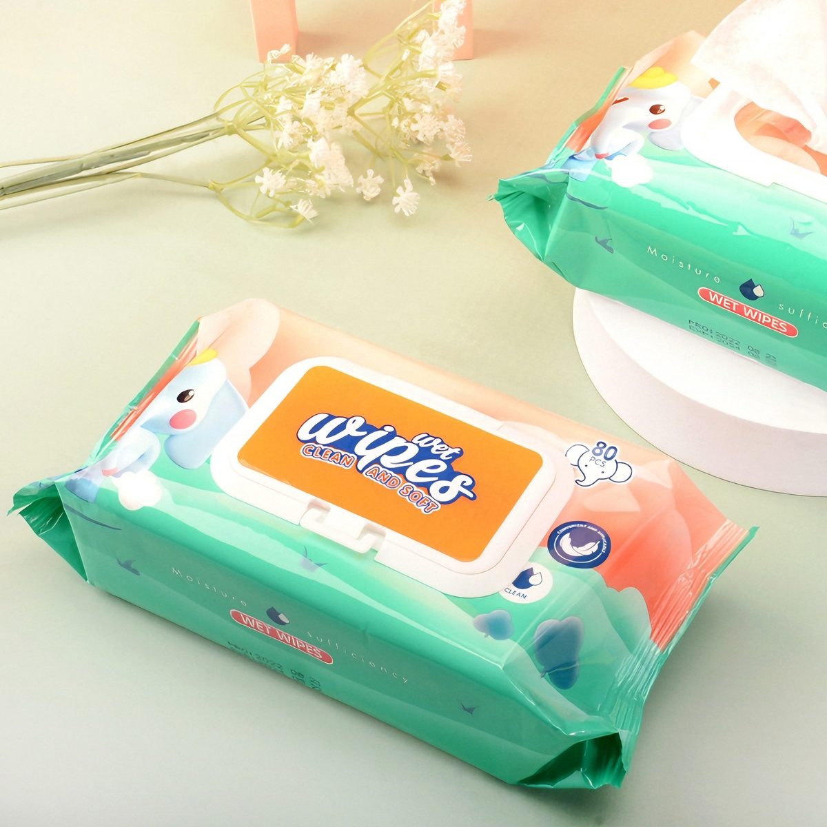 Baby Wet Wipes Aloe Vera Infused – Alcohol Free, Paraben Free, Soap Free (400 Sheets)