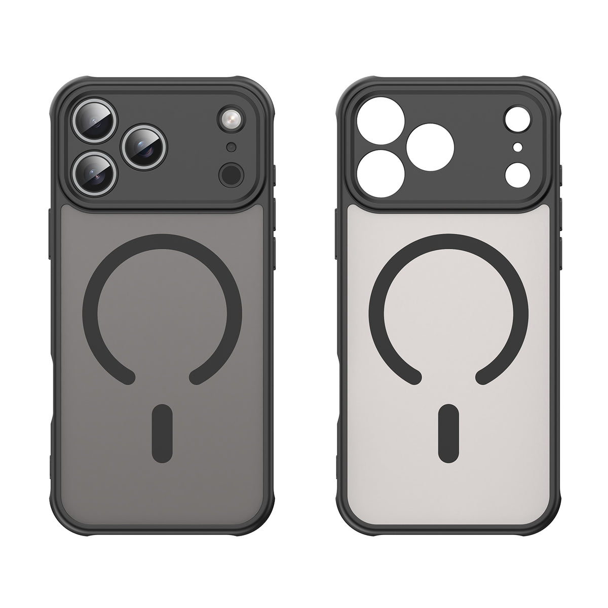 iPhone 17 Pro Max Magnetic Case – Clear TPU + Acrylic Protective Cover, MagSafe Compatible