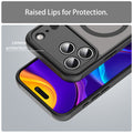 iPhone 17 Pro Max Magnetic Case – Clear TPU + Acrylic Protective Cover, MagSafe Compatible
