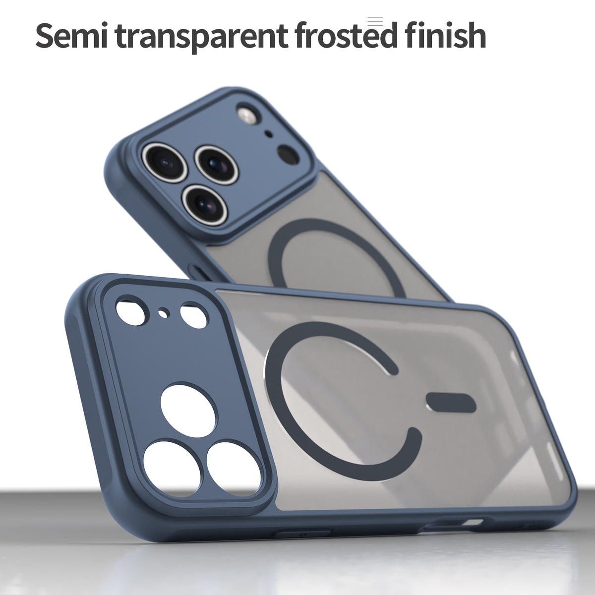 iPhone 17 Pro Max Magnetic Case – Clear TPU + Acrylic Protective Cover, MagSafe Compatible