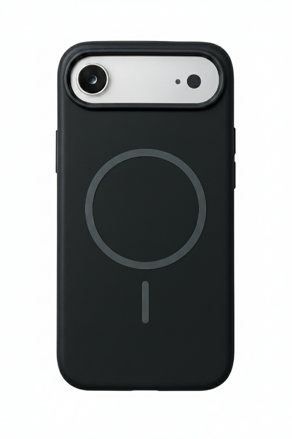 Magnetic Phone Case Compatible with iPhone 17 air, Matte Translucent PC Material, Slim Shockproof Cover with Circular Ring Design, MagSafe Charging Compatible