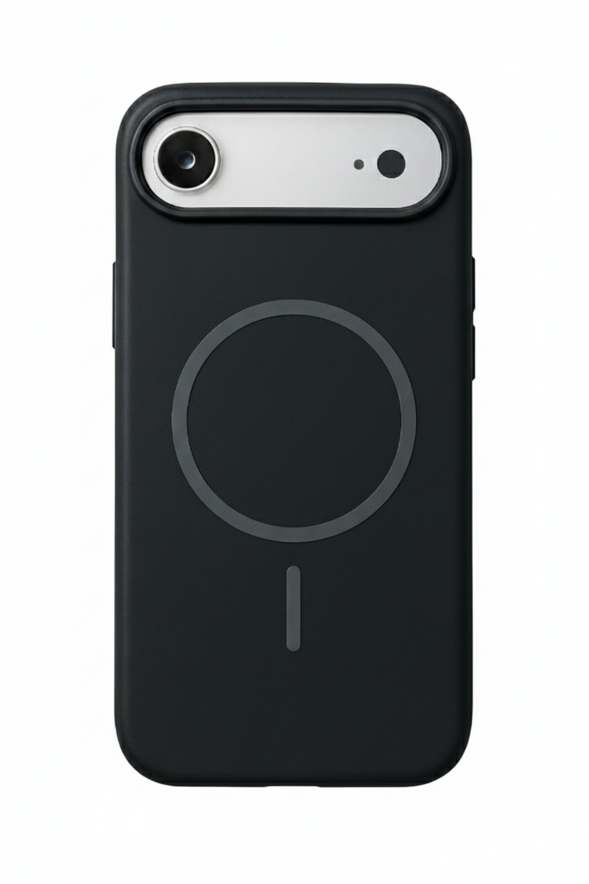 Magnetic Phone Case Compatible with iPhone 17 air, Matte Translucent PC Material, Slim Shockproof Cover with Circular Ring Design, MagSafe Charging Compatible