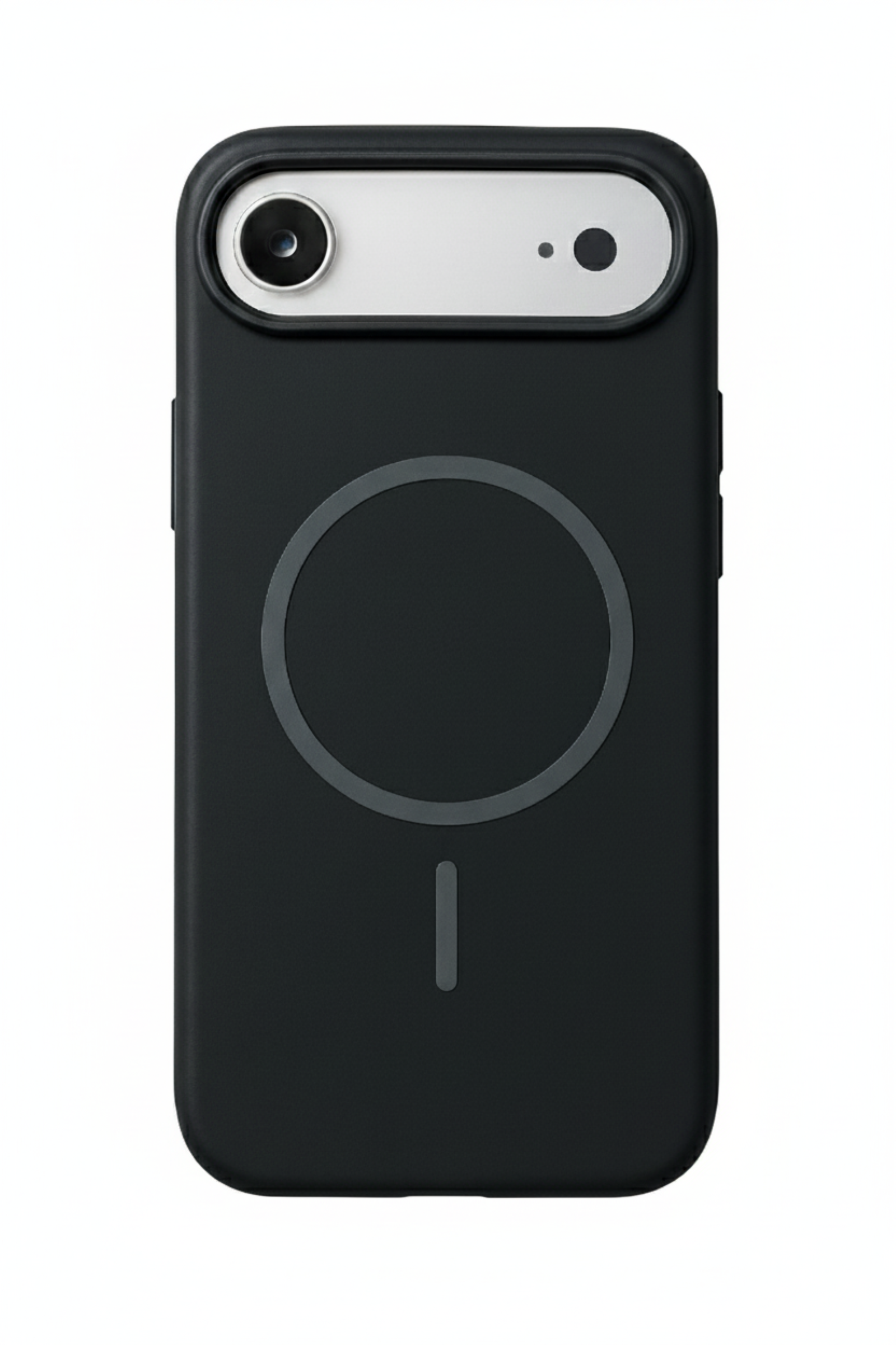 Magnetic Phone Case Compatible with iPhone 17 air, Matte Translucent PC Material, Slim Shockproof Cover with Circular Ring Design, MagSafe Charging Compatible