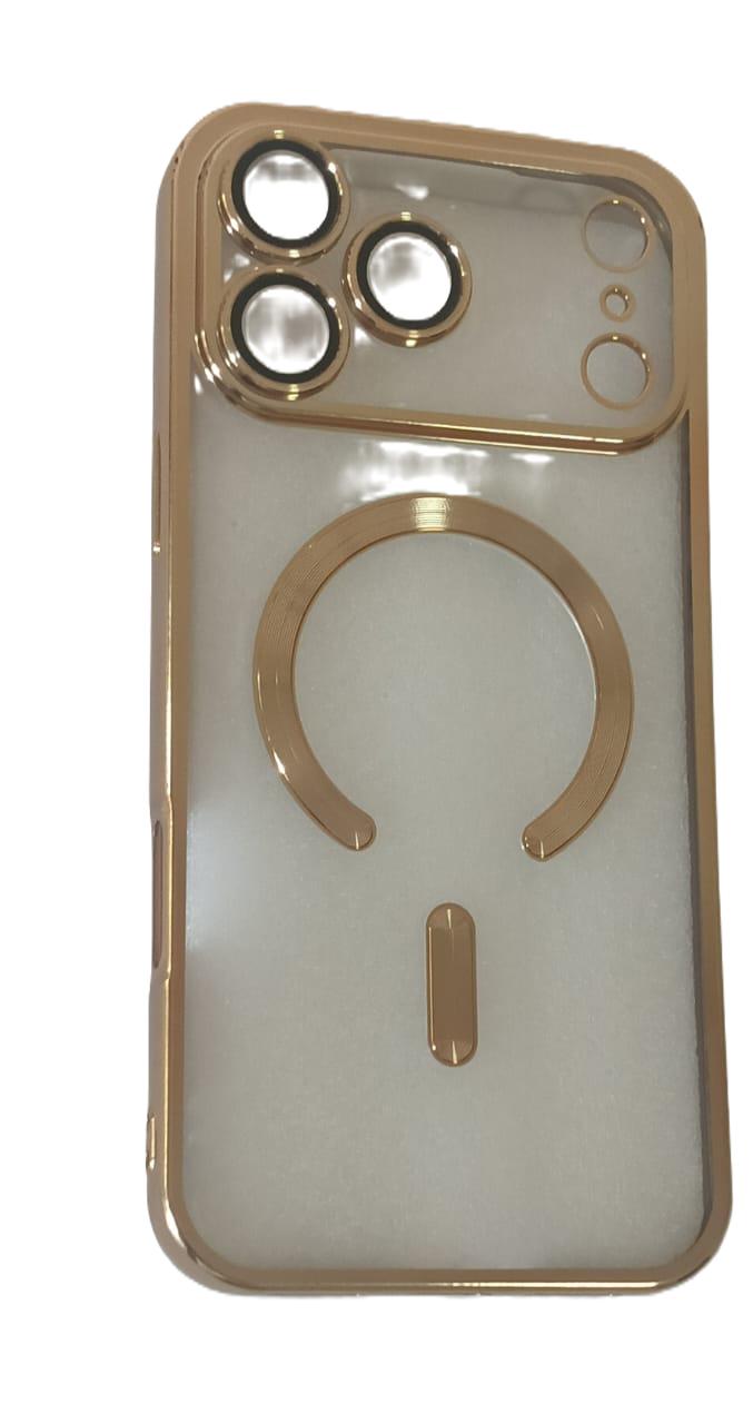 Magnetic Transparent case for iPhone 17 Pro Max – Crystal Clear Anti-Yellowing Protective Cover with MagSafe Ring, Shockproof TPU ,Slim Wireless Charging with camera protection Guards