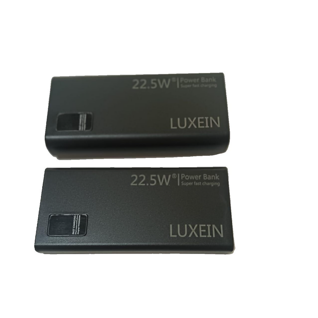 LUXEIN 10000mAh Power Bank | 22.5W Fast Charging | 3 Ports (2x USB-A + 1x USB-C) | Portable External Battery