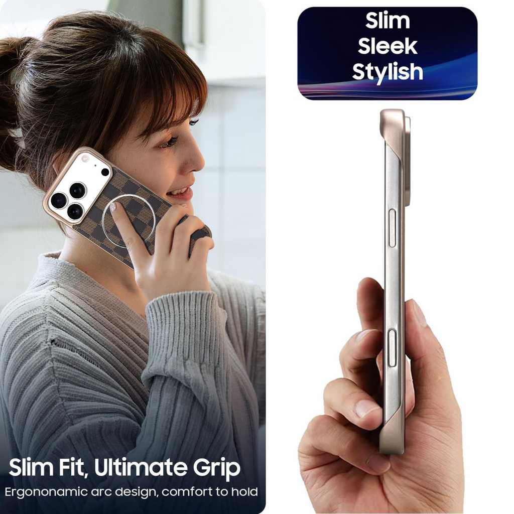 iPhone 16 Pro / 16 Pro Max Magnetic PC Protective Case – Ultra Slim | Shockproof | MagSafe Compatible