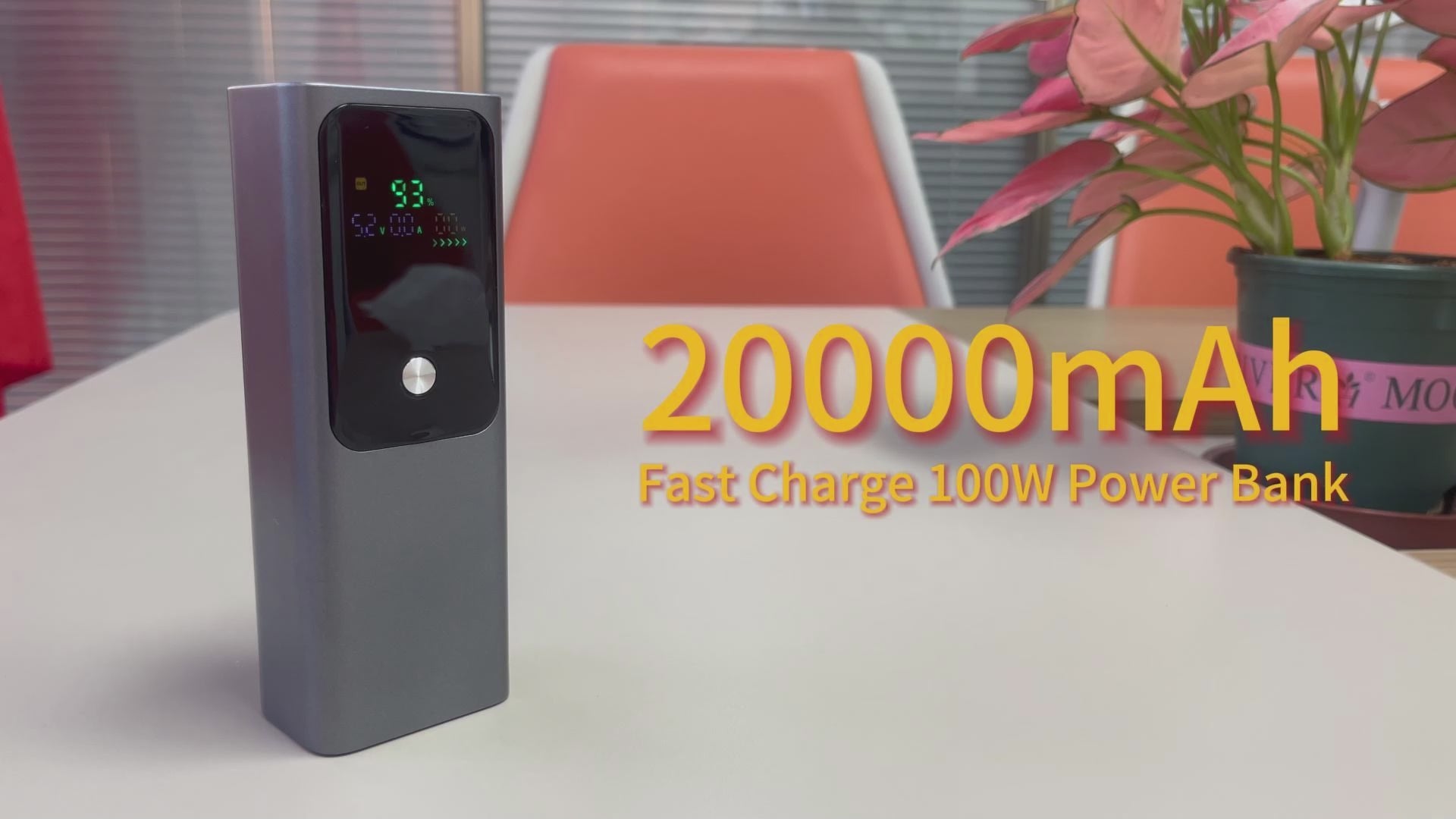 LUXEIN 20000mAh 100W Power Bank – Ultra Fast Laptop Charging, Triple Output, Smart Digital Display  Unstoppable Power. Anywhere. Anytime.